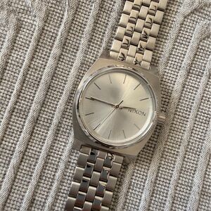 Nixon Silver Time Teller Watch
